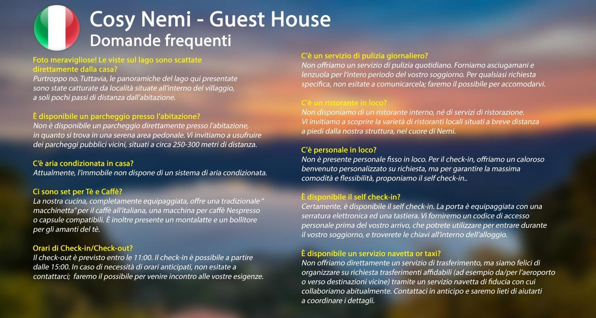 Cosy Nemi - Guest House Zewnętrze zdjęcie